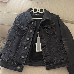 Tractr Black Jean Jacket for Kids
